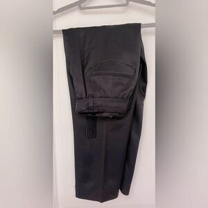 Vince Navy Women’s Dress Pants Built In Belt Detailing And Pockets